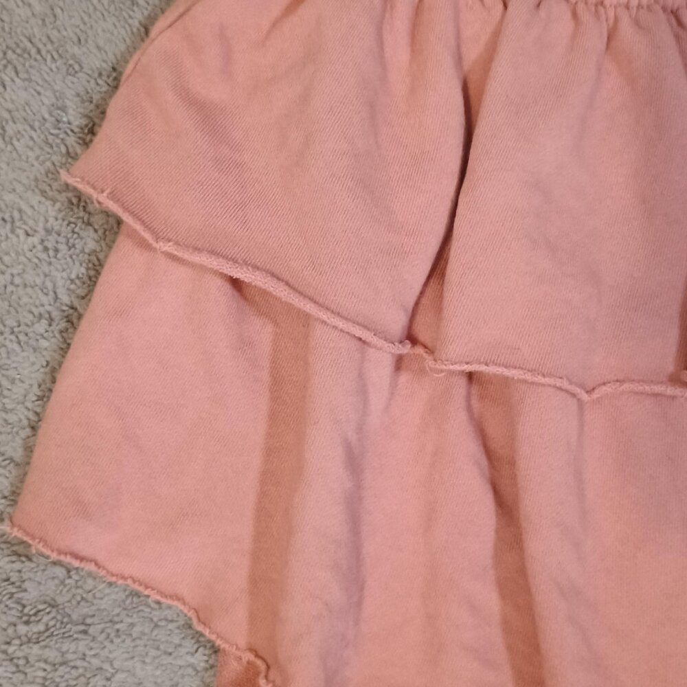 Aerie/Tiered Mini Skirt/Womens Medium/Terracotta/Ruffle Elastic Waist** - Picture 4 of 7